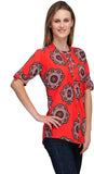 Kiosha Women's Printed Casual Shirt