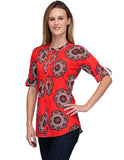 Kiosha Women's Printed Casual Shirt