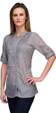 Kiosha Women's Solid Casual Shirt