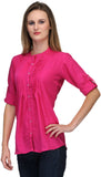 Kiosha Women's Solid Casual Shirt