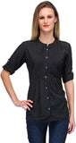 Kiosha Women's Solid Casual Shirt