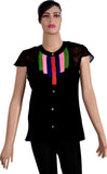 Kumi Women's Solid Casual, Festive, Party Shirt