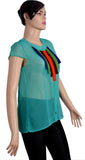 Kumi Women's Solid Casual, Festive, Party Shirt
