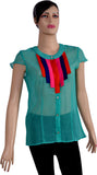 Kumi Women's Solid Casual, Festive, Party Shirt