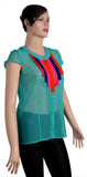 Kumi Women's Solid Casual, Festive, Party Shirt