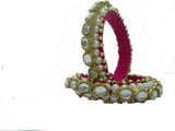 Mrignayaneei Alloy, Metal Crystal Bangle Set