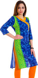 Polkakart Floral Print Kurti & Leggings