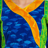 Polkakart Floral Print Kurti & Leggings