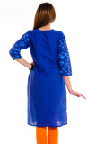 Polkakart Floral Print Kurti & Leggings