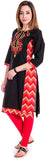 Polkakart Embroidered Kurti & Leggings