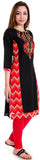 Polkakart Embroidered Kurti & Leggings