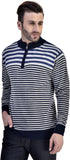 Kingswood Striped Turtle Neck Casual Men's Sweater