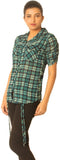 Jazzup Women's Checkered Casual Shirt