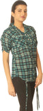 Jazzup Women's Checkered Casual Shirt