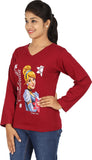 MERIL Casual Full Sleeve Printed Women's Top