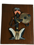 Lavanaya Board Musician Dhapli Showpiece  -  20 cm