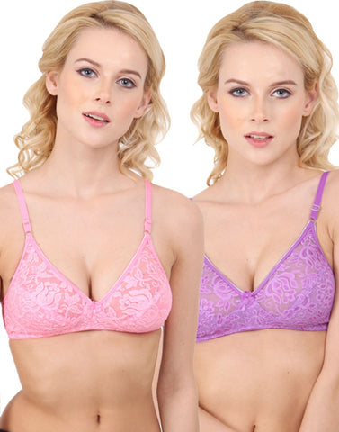 Urbaano Lace Bra Women's Full Coverage Bra