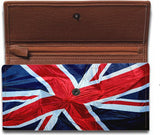 Shoprider Casual Multicolor Genuine Leather Canvas  Clutch