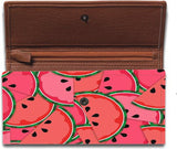 Shoprider Casual Multicolor Genuine Leather Canvas  Clutch