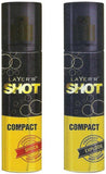 Layer'r Shot Compact Explode And Shock Body Spray (Pack Of 2) Combo Set