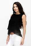 Satovira Party Sleeveless Solid Women's Top