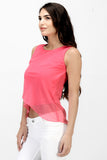 Satovira Party Sleeveless Solid Women's Top