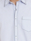 Le Bison Men's Checkered Formal Shirt