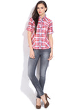 Lee Cooper Women's Checkered Casual Shirt