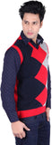 Leebonee Argyle V-neck Casual Men's Sweater