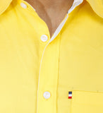 Leaf Men's Solid Formal Shirt