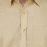 Leaf Men's Solid Formal Shirt