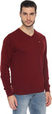 Lee Solid V-neck Casual, Party Men's Sweater