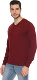 Lee Solid V-neck Casual, Party Men's Sweater
