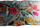 Lotusa Printed sartan silk Women's Scarf