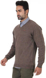 London Fog Solid V-neck Casual Men's Sweater