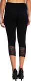 LGC Women's Black, Maroon Capri