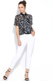 Silly People Women's Printed Casual Shirt