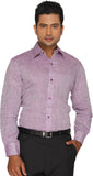 Japs Men's Solid Formal Linen Shirt