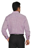 Japs Men's Solid Formal Linen Shirt
