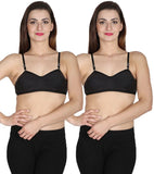 Ladyland Liz Black Bra Women's Full Coverage Bra