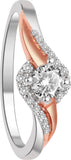 LinkedInLove White Gold Diamond White Gold 18 K Ring