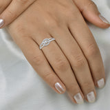 LinkedInLove White Gold Diamond White Gold 18 K Ring
