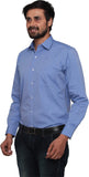 Lee Marc Men's Solid Formal Denim Shirt