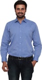Lee Marc Men's Solid Formal Denim Shirt