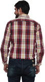 Lee Marc Men's Checkered Formal Shirt