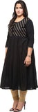 Love More Printed Women's Anarkali Kurta