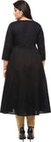 Love More Printed Women's Anarkali Kurta