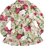 Lilpicks Couture Full Sleeve Floral Print Girl's Jacket