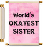 Lolprint Rakhi Gifts Scroll Greeting Card