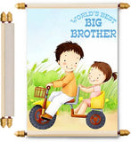 Lolprint Rakhi Gifts Scroll Greeting Card